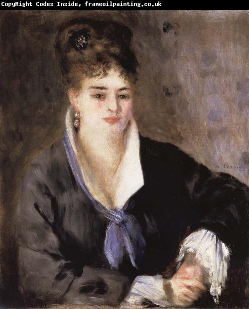 Pierre Renoir Lady in a Black Dress